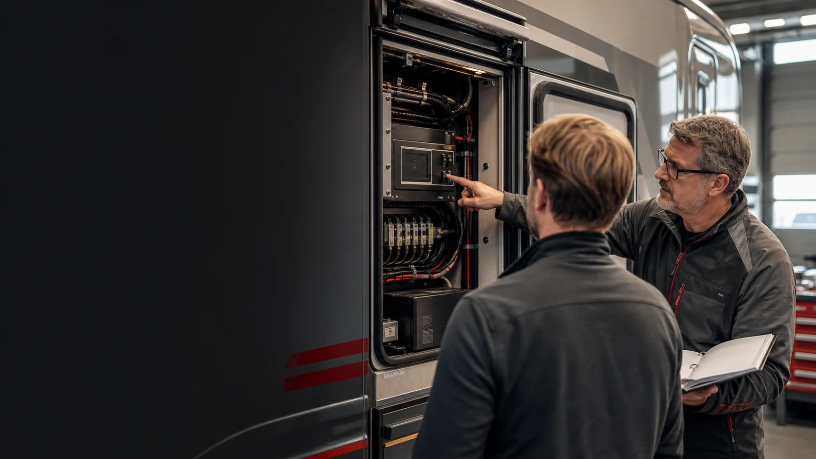 Reisemobil in der GNS Werkstatt