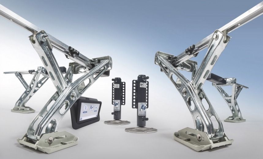 Components of the E&P Hydraulics levelling system