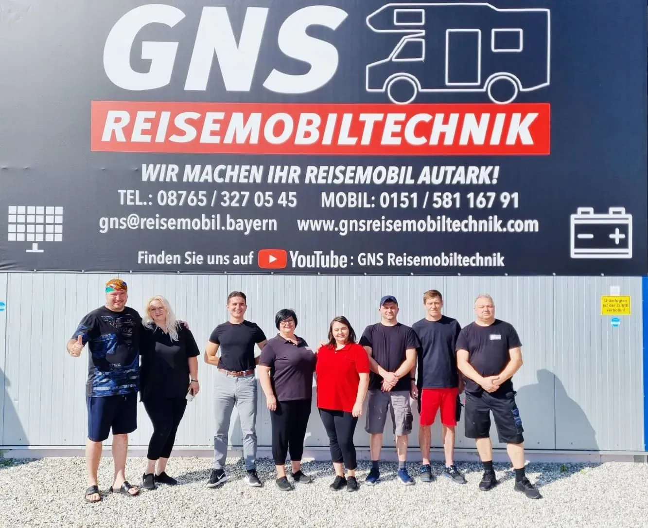 Team von GNS Reisemobiltechnik