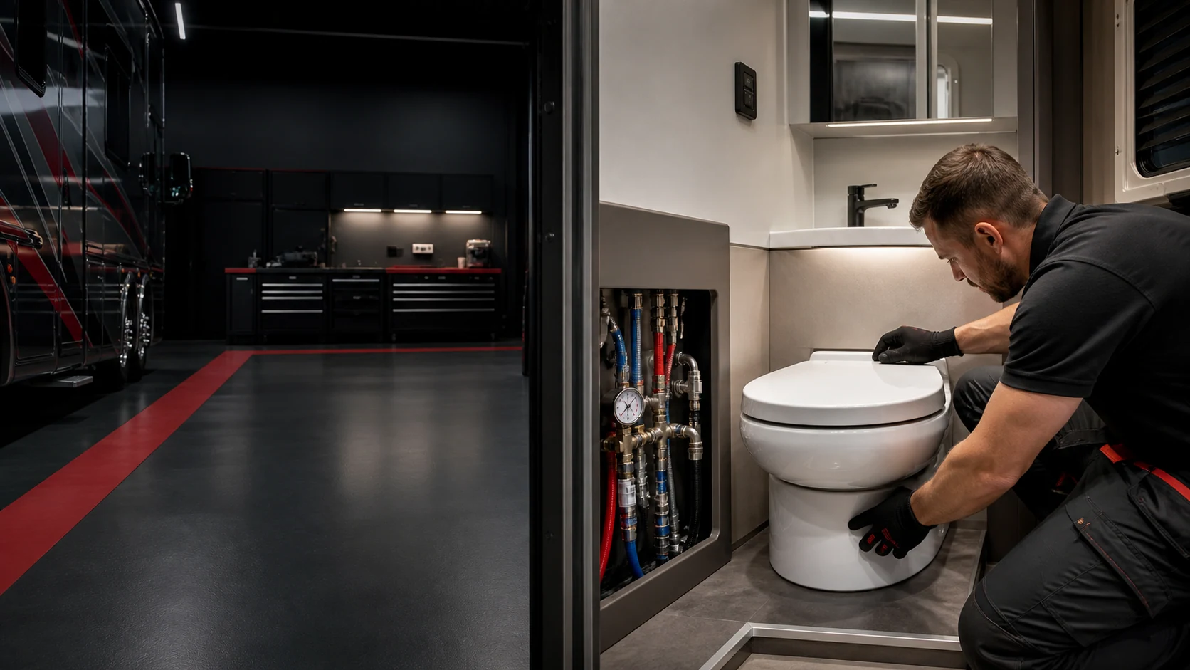 Bathroom comfort. On the road. – GNS Reisemobiltechnik